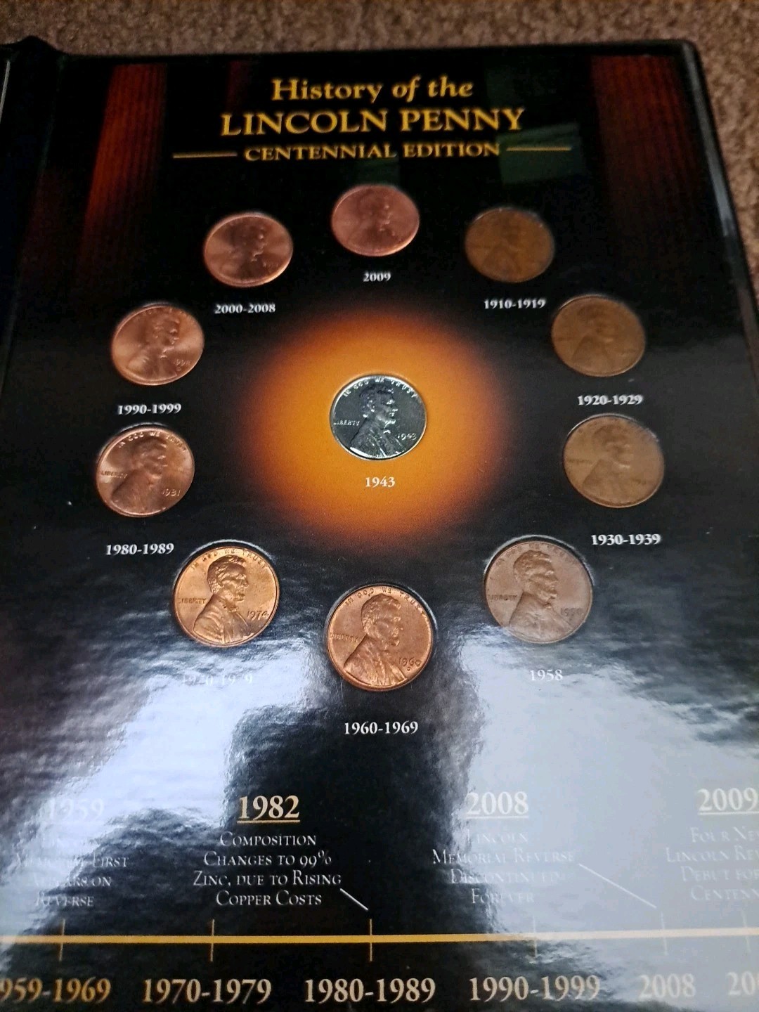 THE HISTORY OF THE LINCOLN PENNY - CENTENNIAL EDITION THE FRANKLIN MINT
