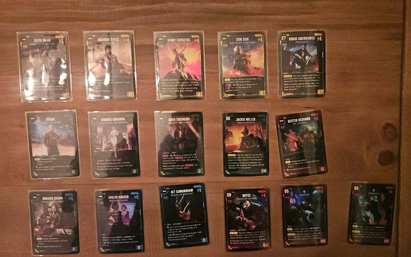Cyberpunk 2077 TCG BETA Playset See Item Details All Common Uncommon And Rare