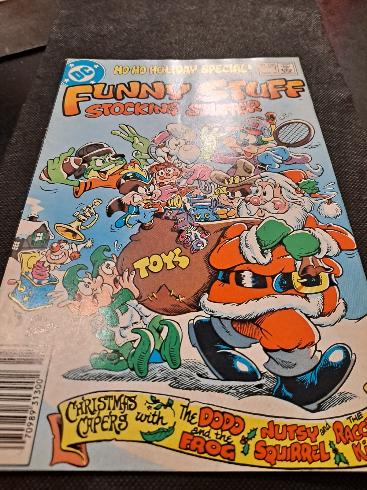 DC Funny Stuff Stocking Stuffer 1 Mar 85 Marvel Comic Book-e6027uxx DC Funny Stuff Stocking Stuffer 1 Mar 85 Marvel Comic Book-e6027uxx