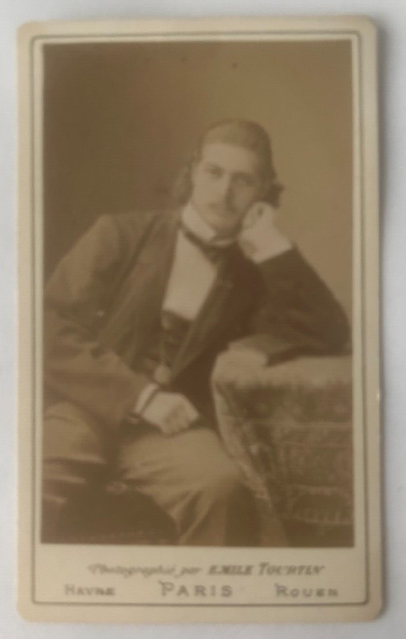 Charles Sylvain Giuseppe Garibaldi's Agent (Mandatairie) Inscribed Signed Photo