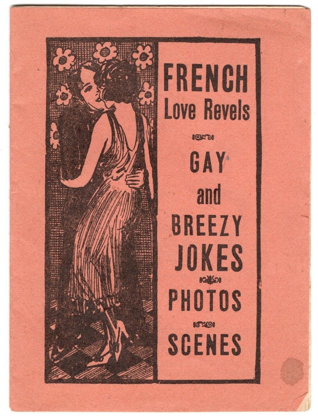 1920\'s Vintage French Love Revels Breezy Jokes Booklet