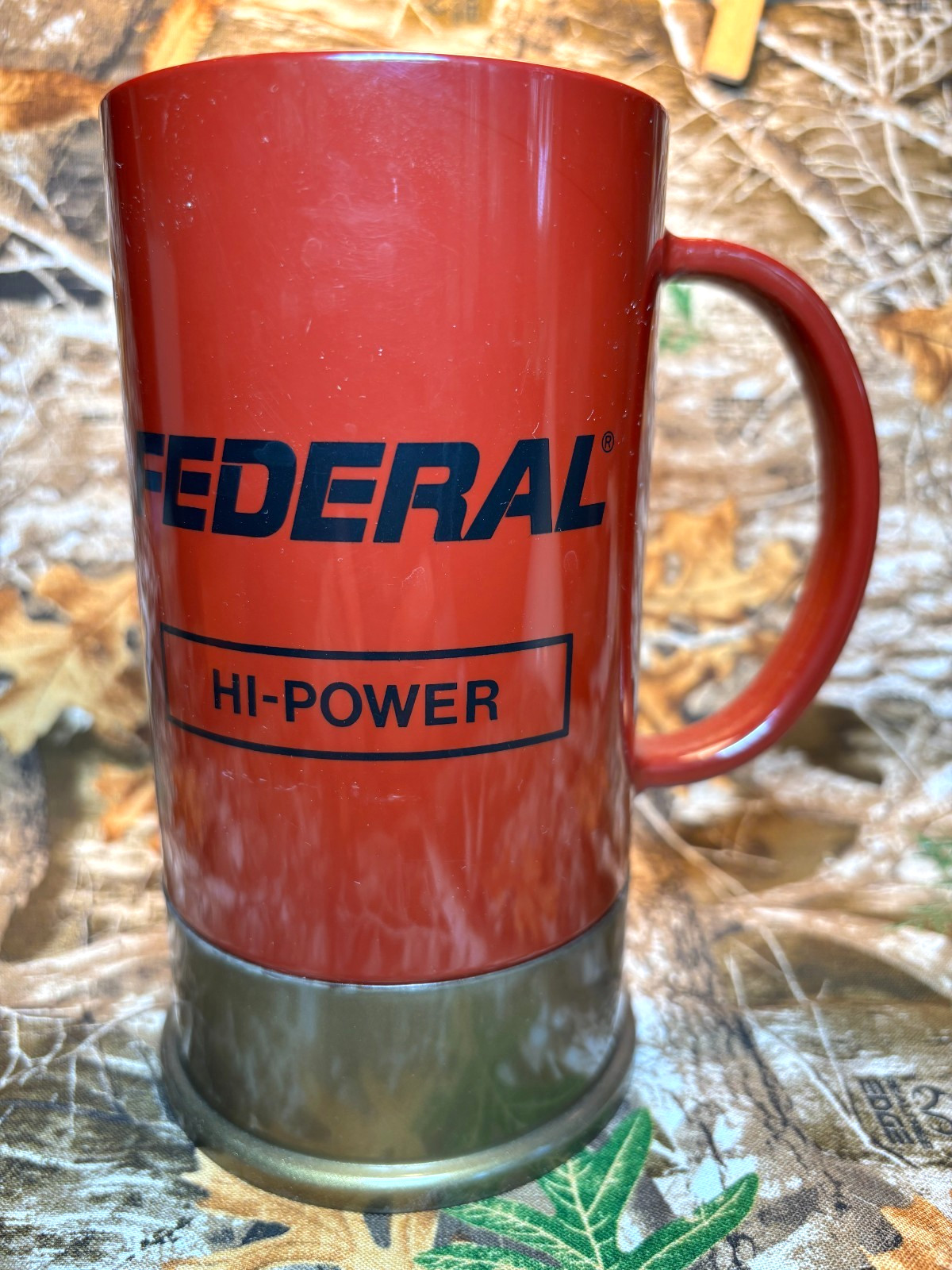 Vtg Federal HI-POWER Shot Gun Shell Mug Big Shot Vtg Federal HI-POWER Shot Gun Shell Mug Big Shot