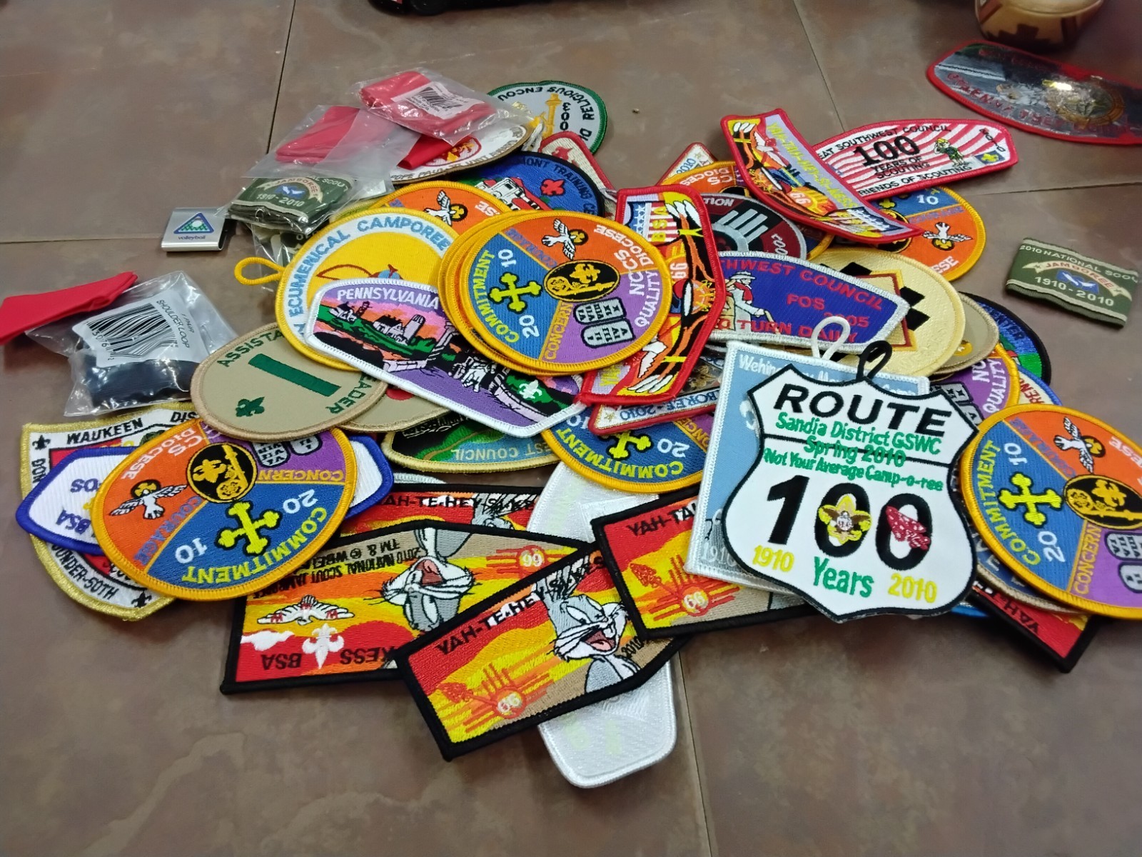 Large Lot of Boy Scout Patches (62) New Mexico Huge Lot Of Patches NICE NEW