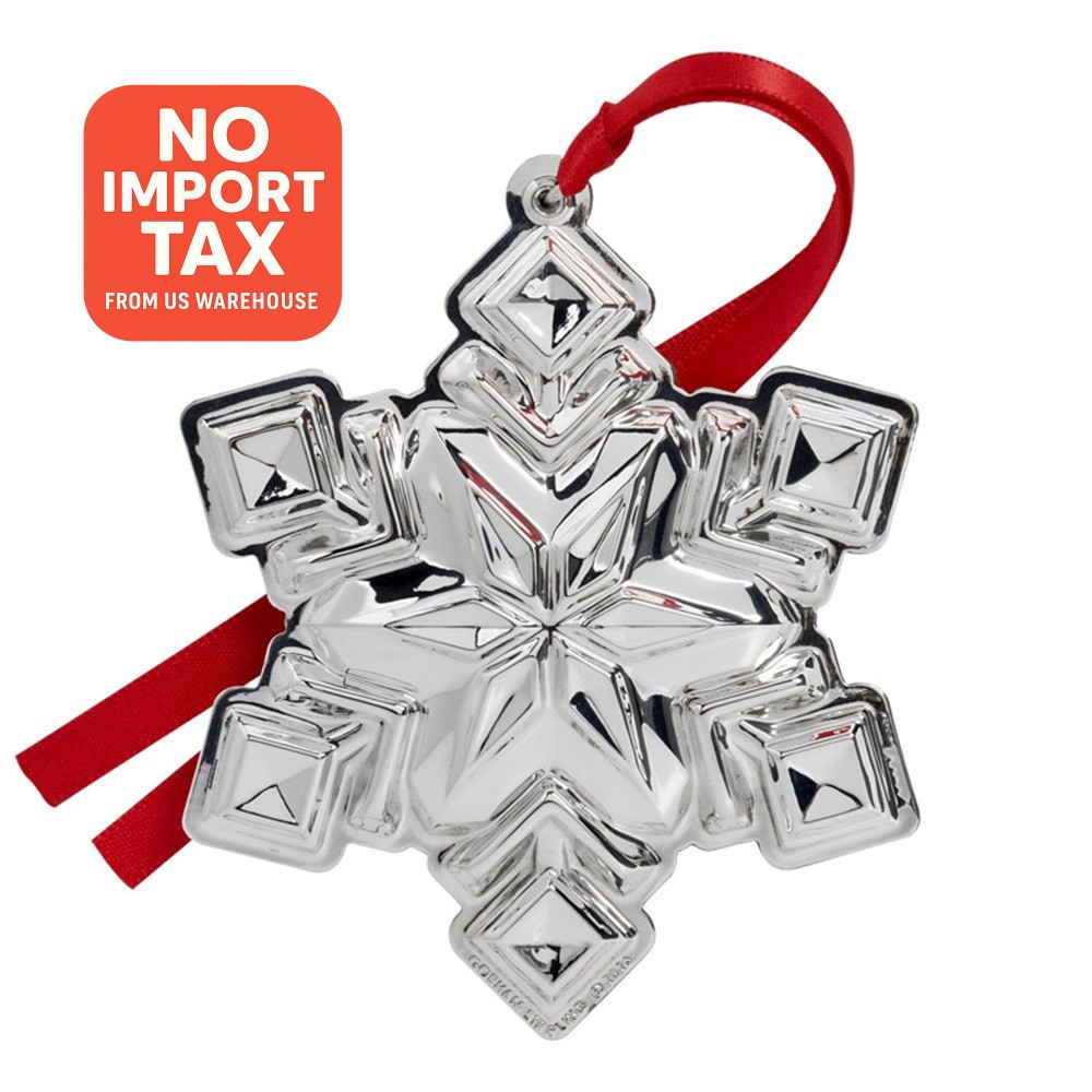 Gorham Annual 2026 Sterling Silver Snowflake Ornament 57th. Collectors Edition
