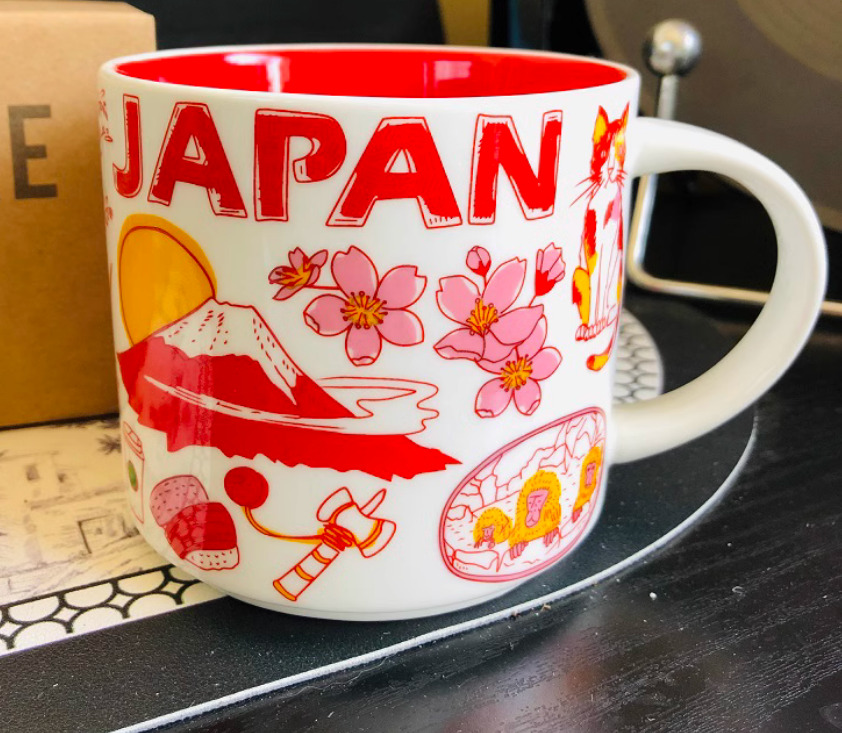 New Starbucks BTS City Cup Japan Limited YAH World City 14oz Ceramic Water Mug