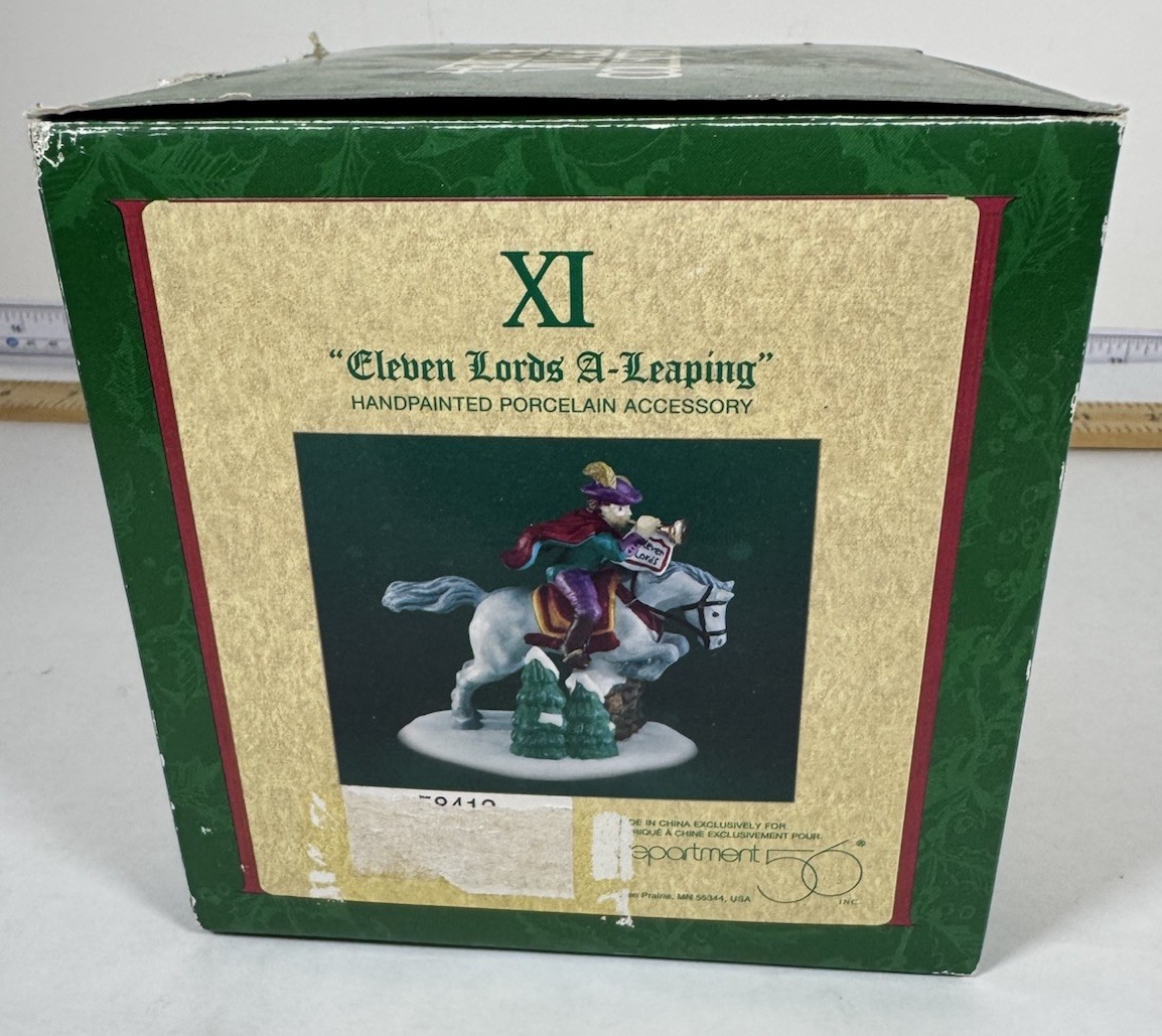 Department 56 Eleven Lords A-Leaping 12 Days of Christmas Dickens Village