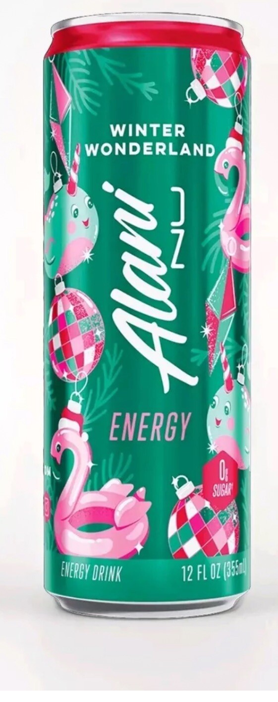 Rare Limited Edition Alani Nu Winter Wonderland Energy Drink Rare Limited Edition Alani Nu Winter Wonderland Energy Drink