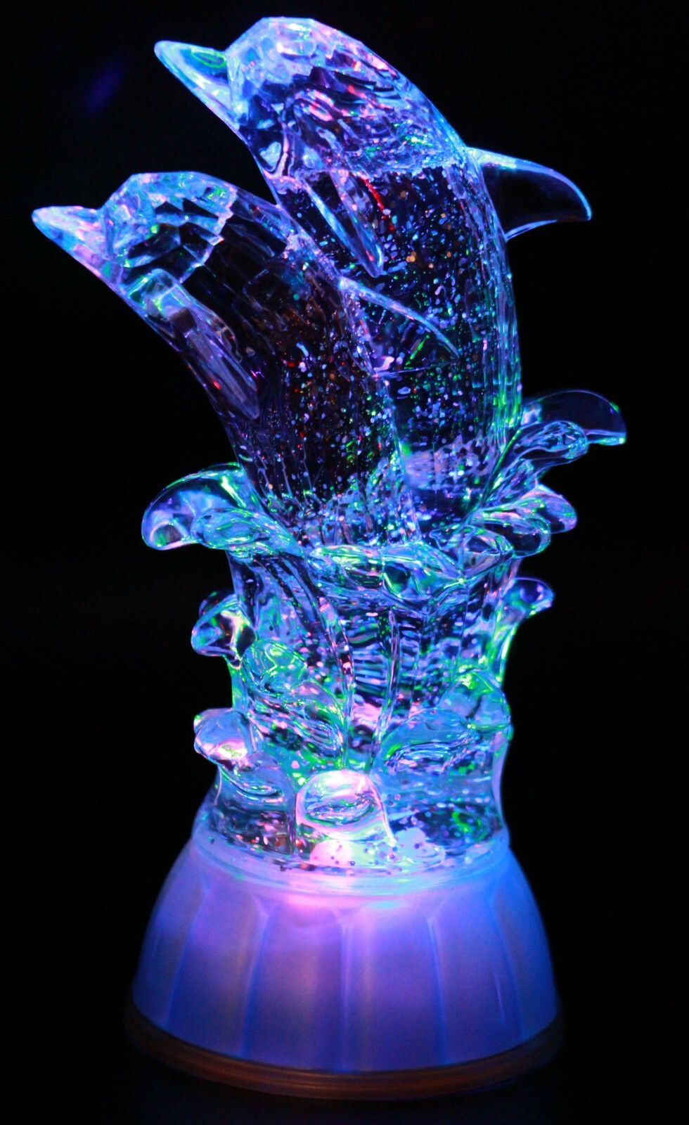 Valentine's Day Gift for Her- Girlfriend/Wife Gifts, LED Dolphin Snow Globe