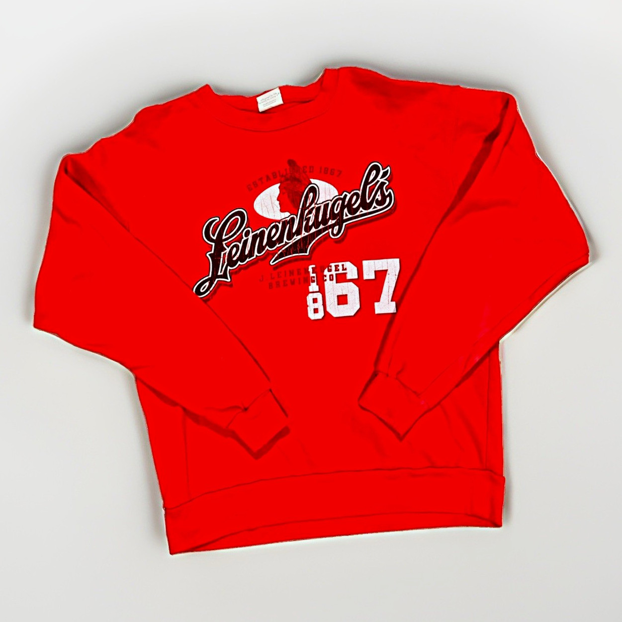 Vintage Leinenkugel’s Red Crewneck Sweatshirt  Sz Lg