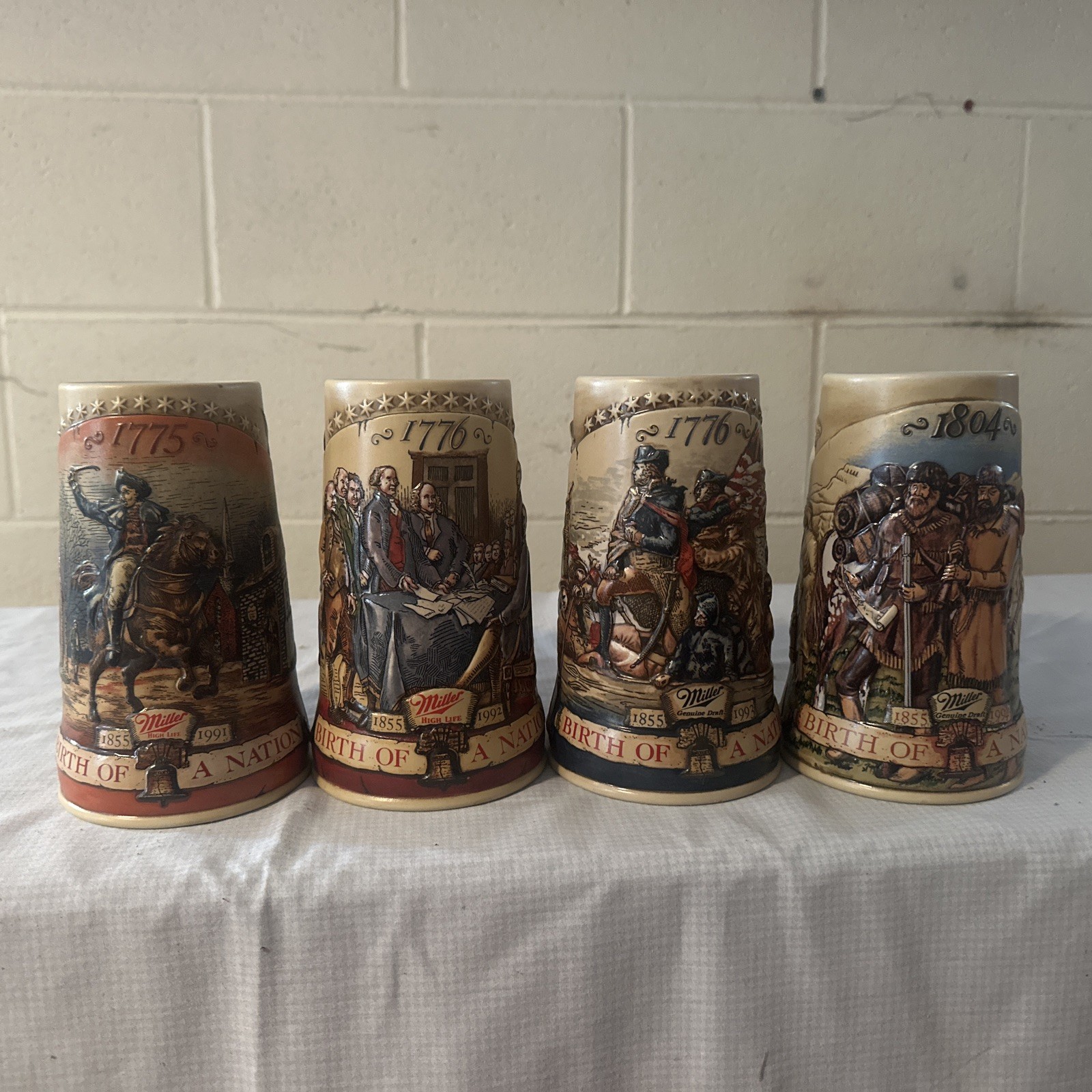 Vtg Set Of 4 Miller \
