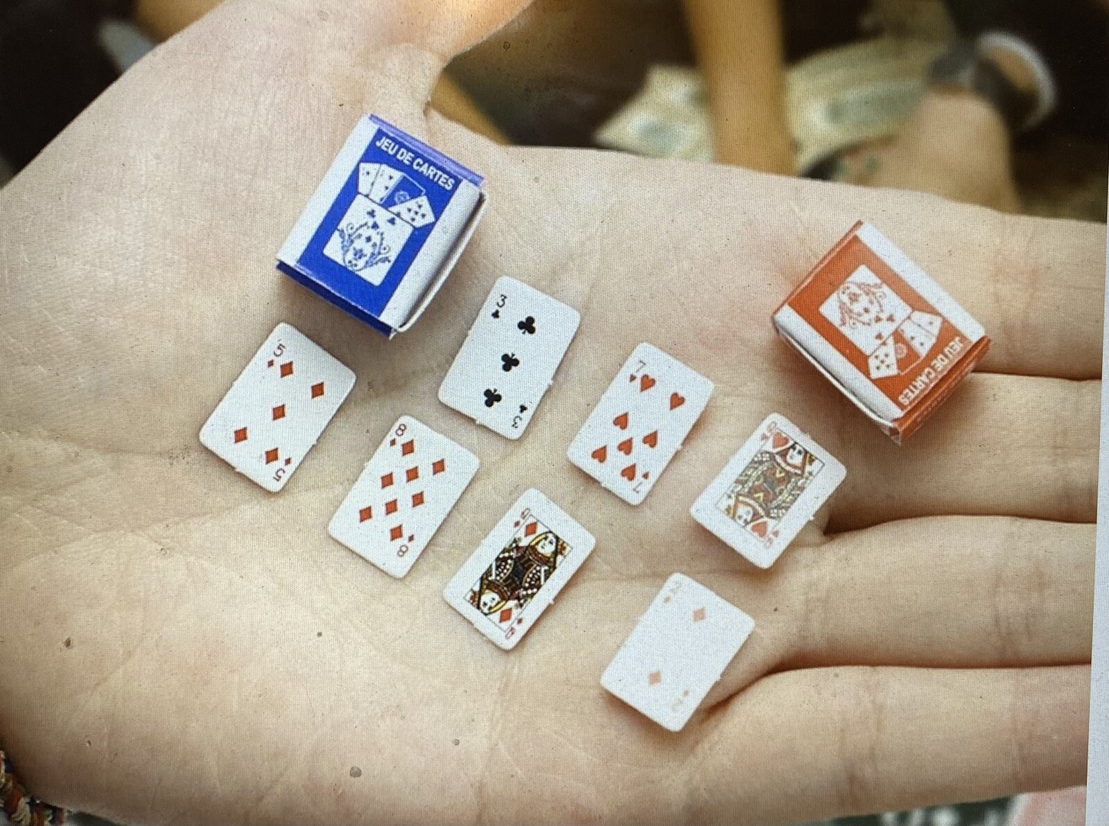Miniature Decks (2) boxes (1) Playing Cards VERY COOL and FUN