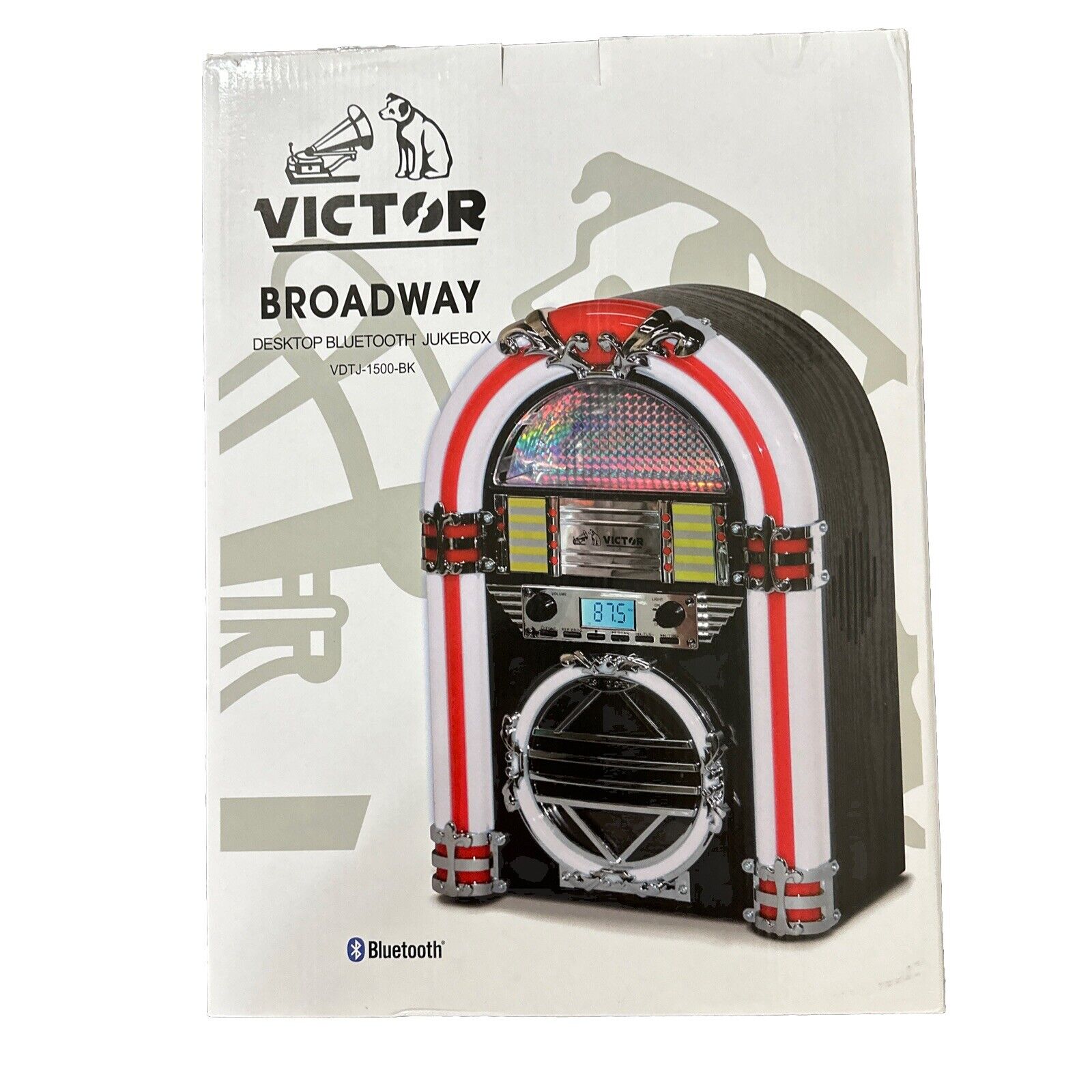 [New] Victor Broadway Desktop Bluetooth Jukebox With CD Player