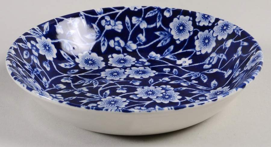 Staffordshire Calico Blue  Butter Pat 5799562