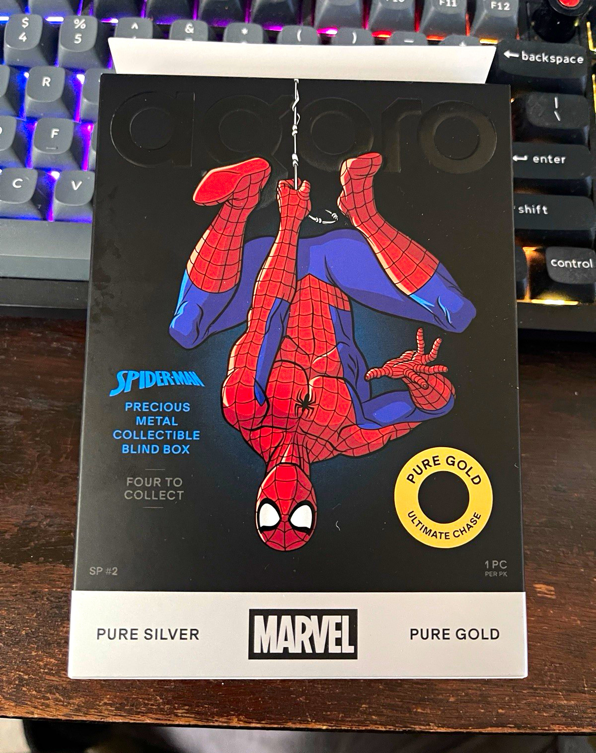 Agoro Marvel Spider-Man Collectible Coin Silver Limited Edition SP #2 tier 2