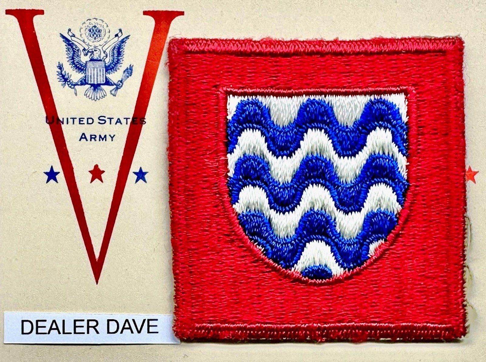 Dealer Dave Military 15th ARMY GROUP SSI PATCH, MINT, WWII, 1944, ITALY (1134)