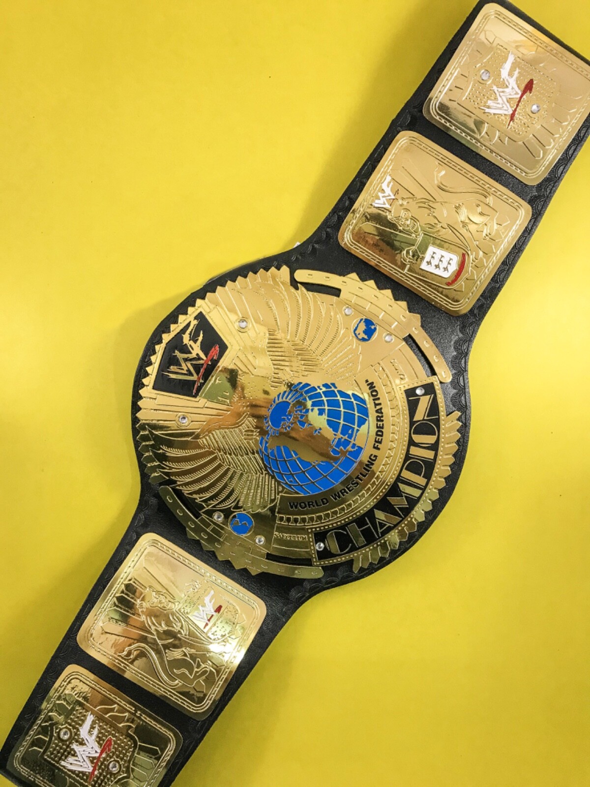 Big Eagle Attitude Era Championship Replica Title Belt Adult Size Brass 2MM