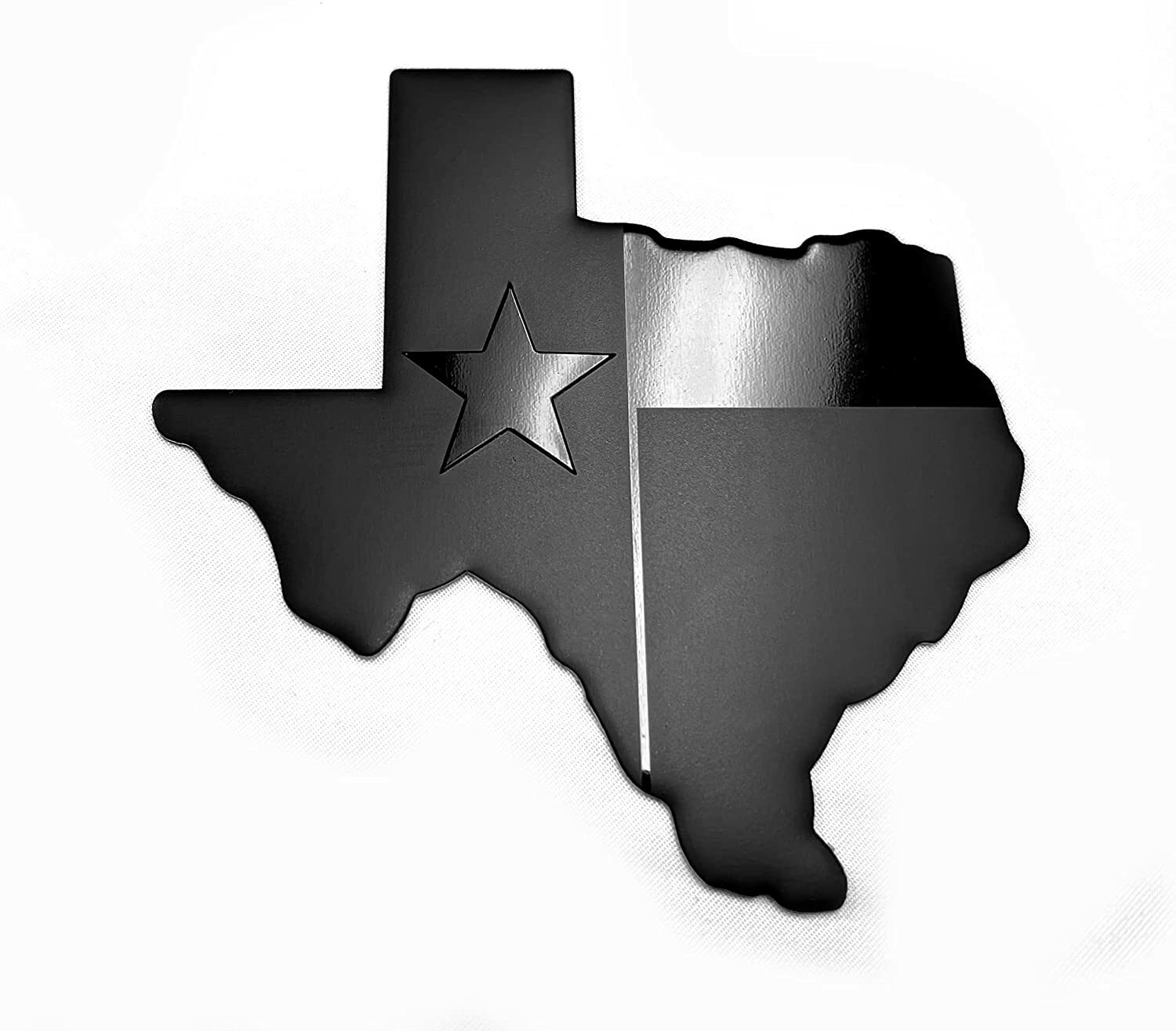 Texas State Flag Metal Flag Auto Fender Emblem (4\