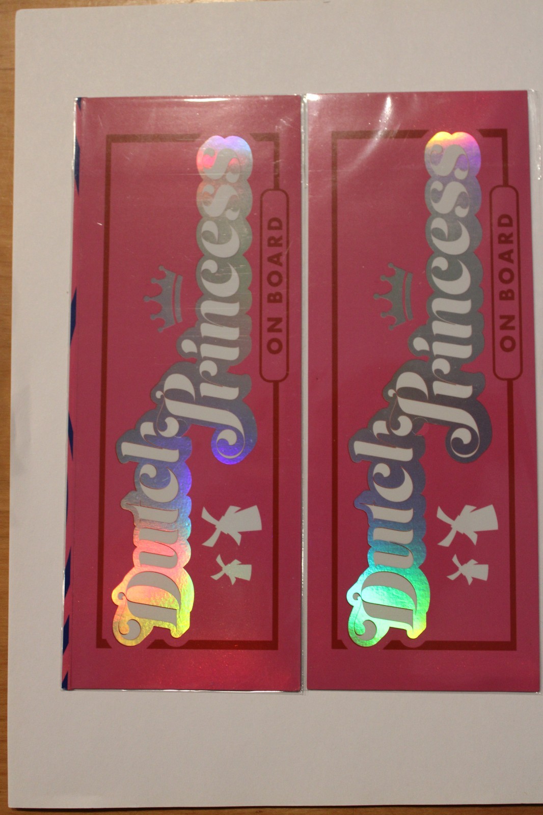 Dutch Bros Dutch Princess On Board 2025 Car Magnet Passenger Princess Pink
