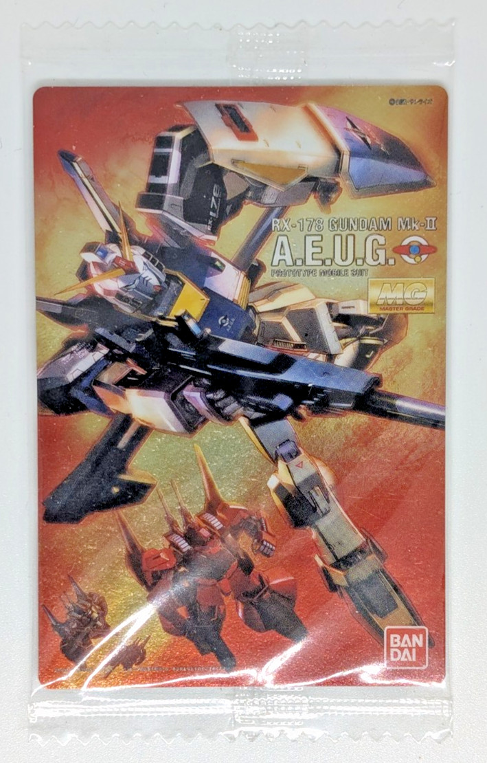 GUNDAM Gunpla Package Art Wafers Card Vol.5 No.136 RX-178 GUNDAM Mk-II