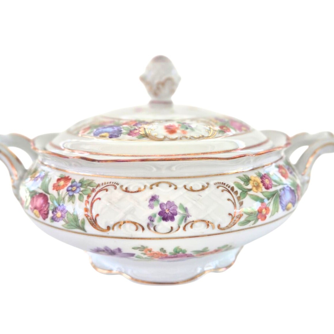 Vintage Schumann Bavaria Empress Covered Serving Bowl Vegetable Styling Catchall Vintage Schumann Bavaria Empress Covered Serving Bowl Vegetable Styling Catchall