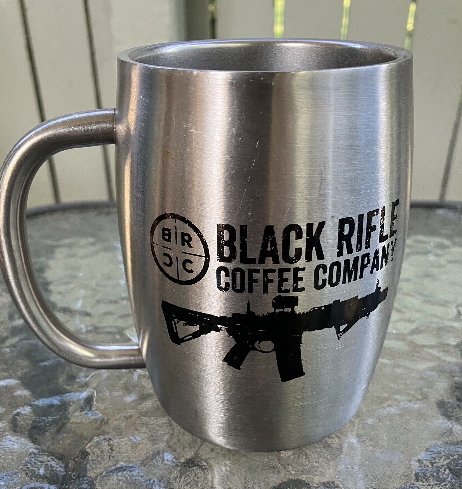 Black Rifle Coffee Company Silver  Mug