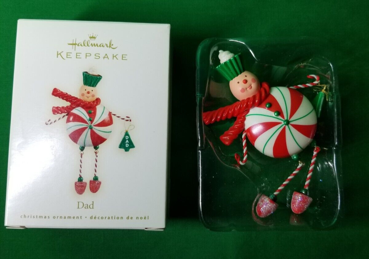 Hallmark Keepsake Ornament  Candy DAD 2008, Family, Christmas