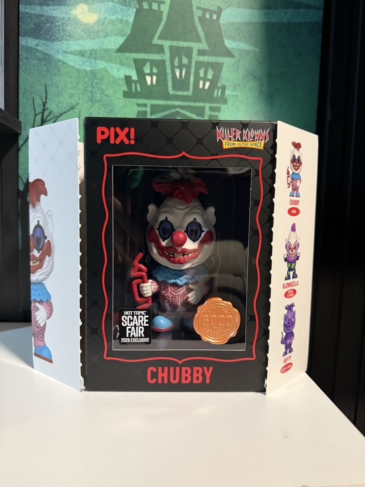 Thrilljoy PIX Killer Klowns Chubby Figurine Hot Topic Scare Fair 2026 LE