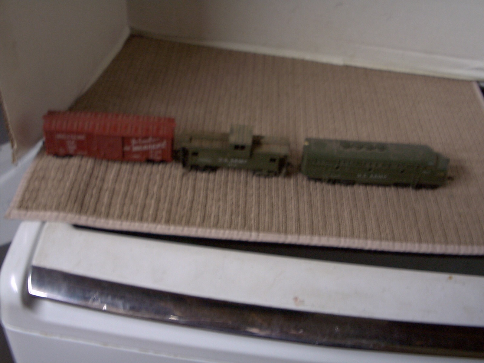 US Army Engine and Caboose Plus More