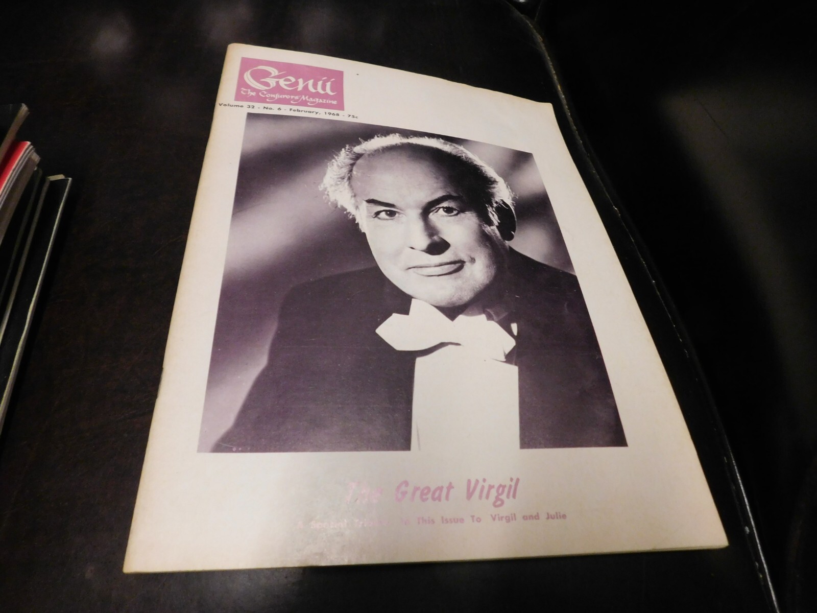 Genii Magazine Of Magic For Magicians February 1968 Virgil