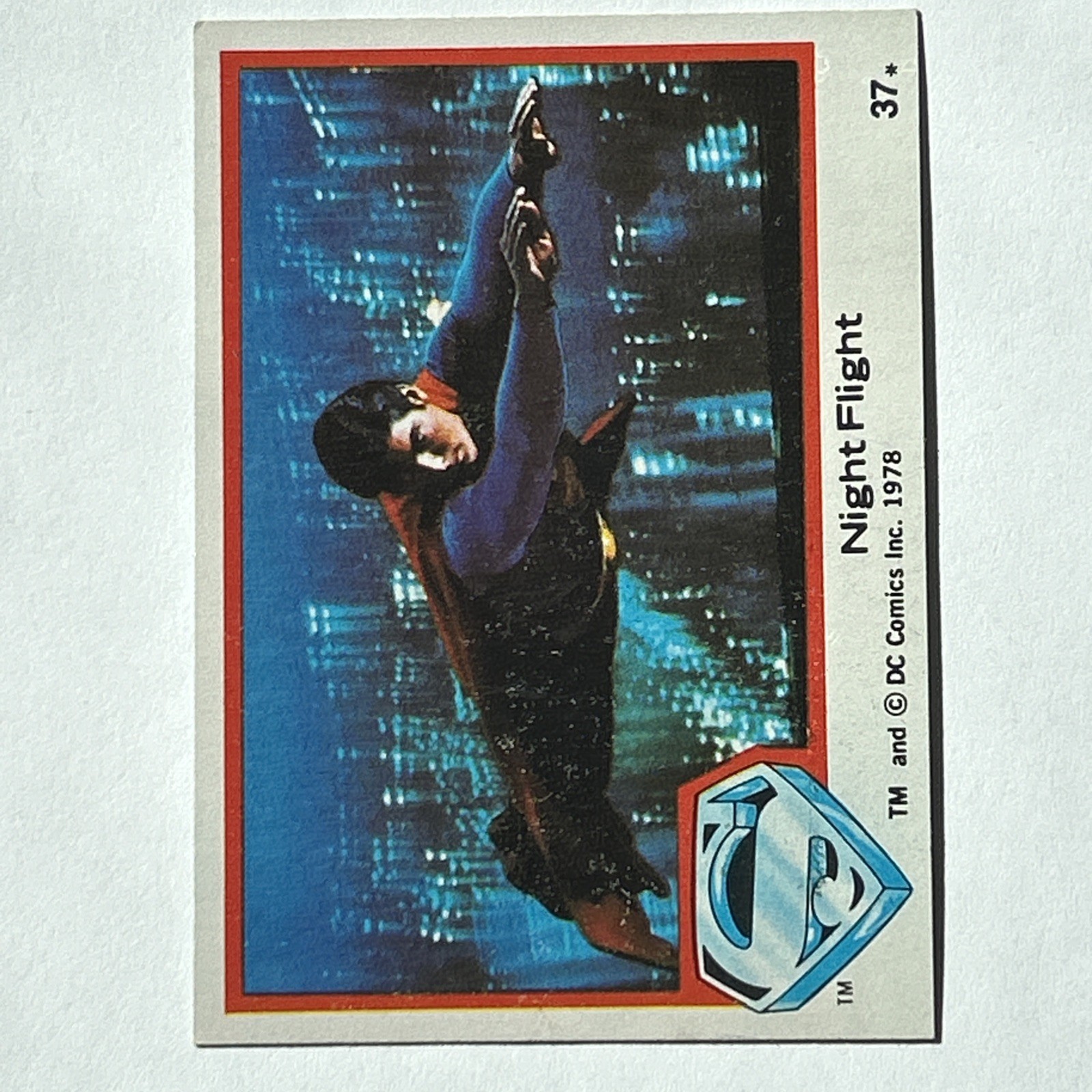 Night Flight - 1978 Topps Superman the Movie #37
