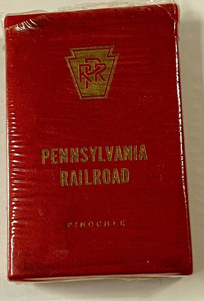Vintage PRR  Pennsylvania Railroad Sealed Deck of  Pinochle  Cards