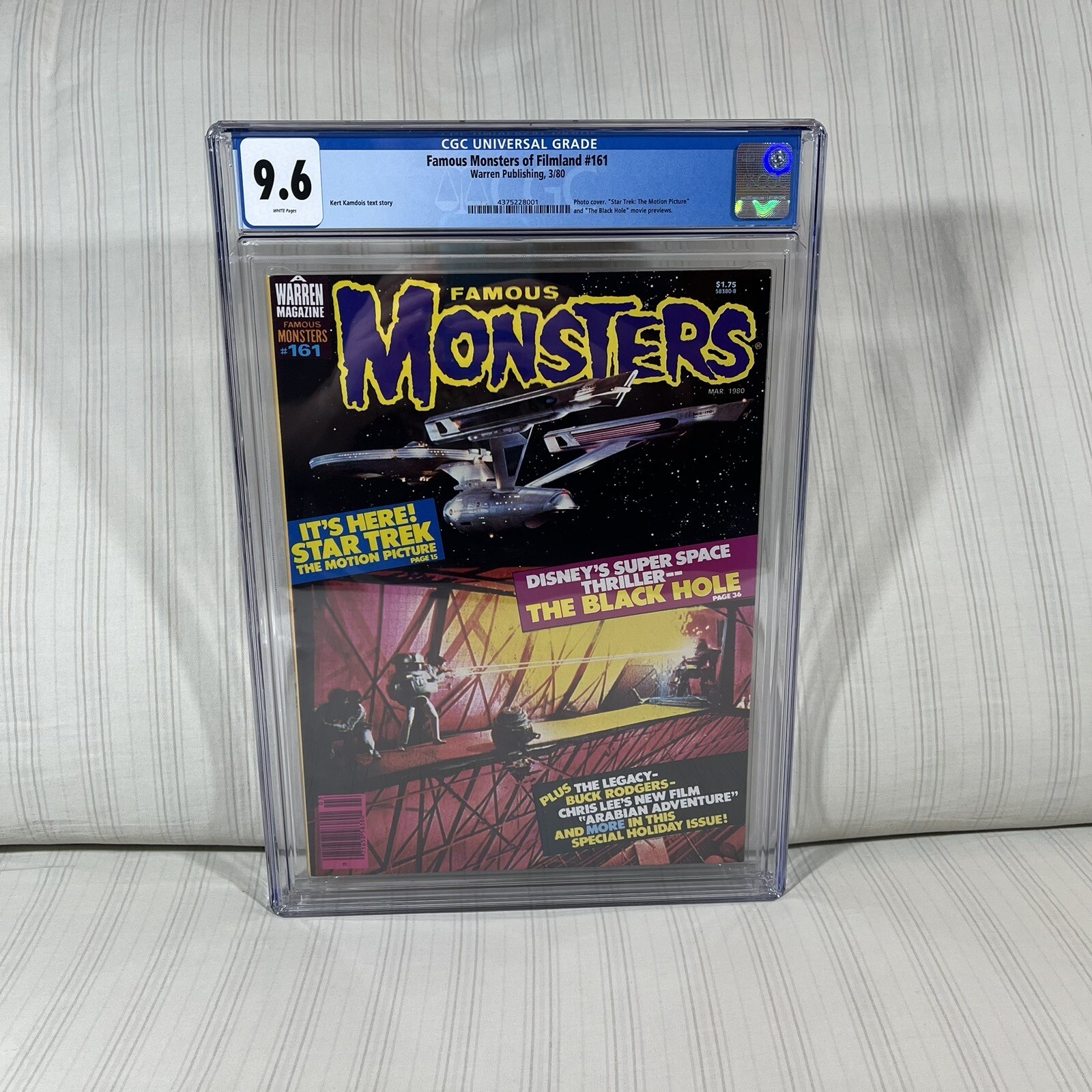 MINT *CGC 9.6* Famous Monsters of Filmland #161 Star Trek The Black Hole Warren