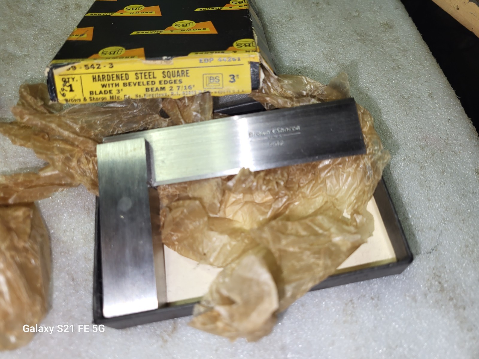 Brown & Sharpe Machinists Hardened 3\ Brown & Sharpe Machinists Hardened 3\