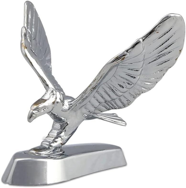 Flying Eagle Hood Ornament Sticker Birds Logo Fits Car 3D Stand Hood Bonnet...