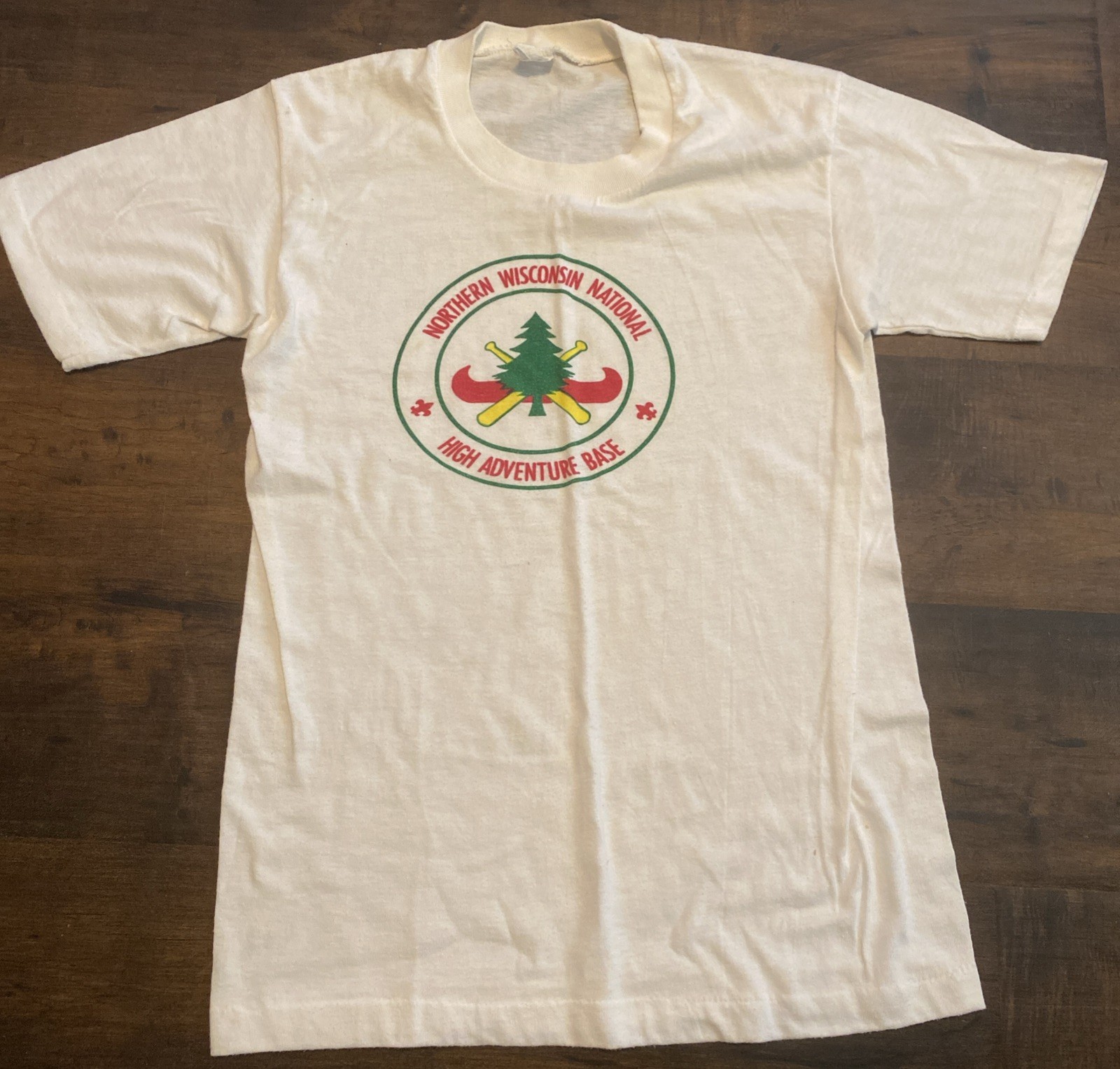 Vintage Boy Scouts Northern Wisconsin National Single Stitch T-shirt Size Small