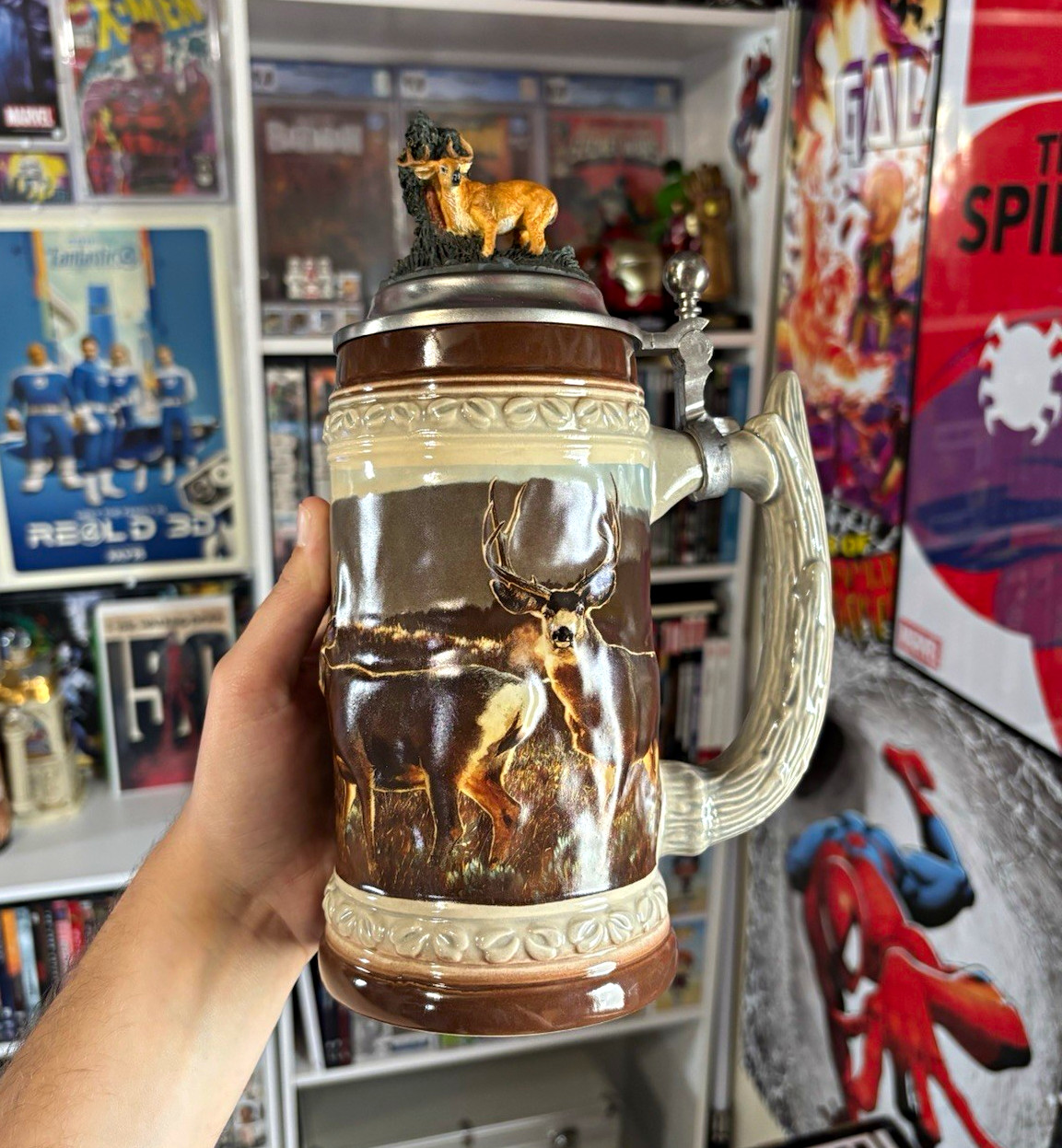 Vintage 1998 Mule Deer Beer Stein
