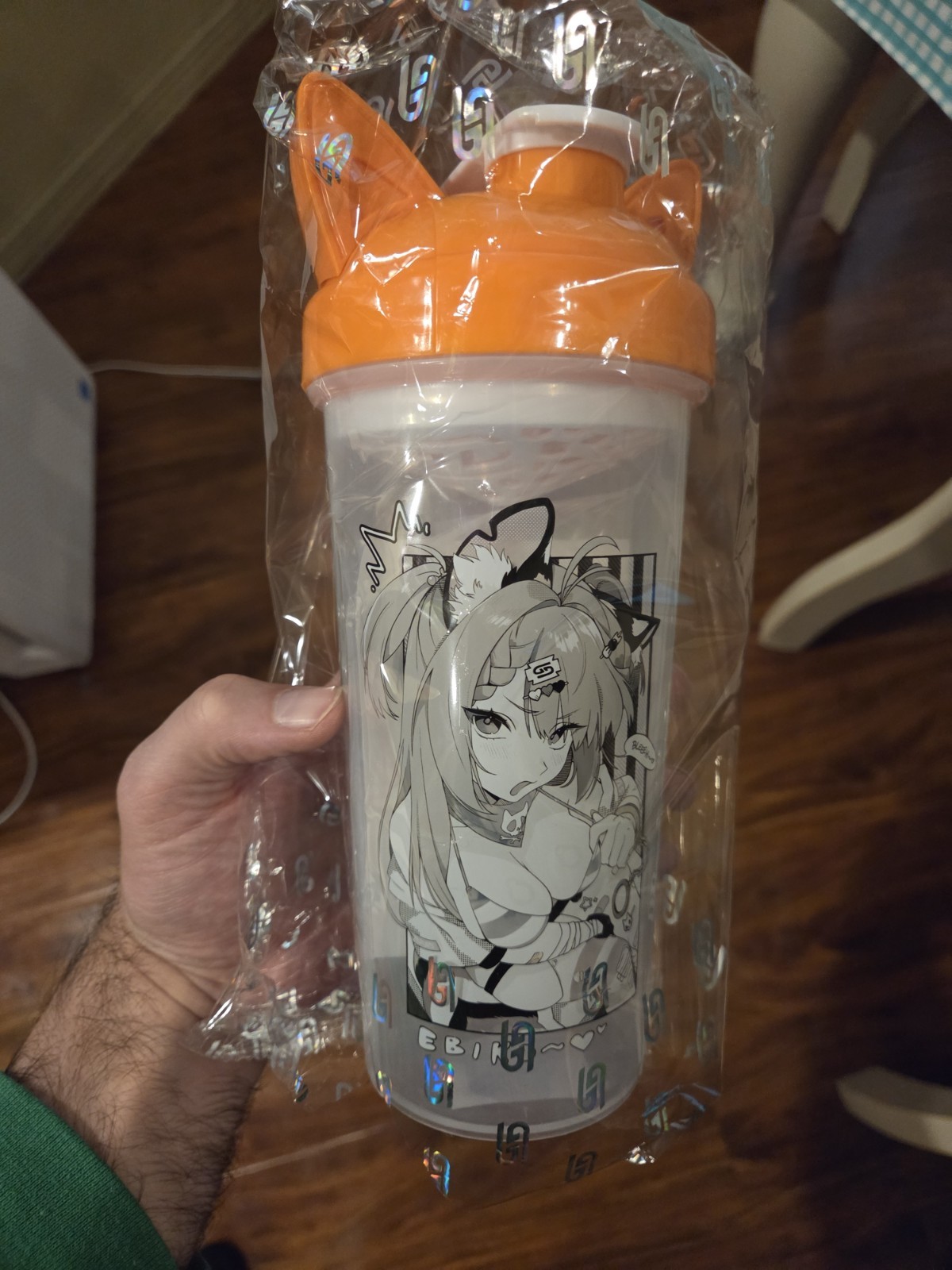 Ebiko Cat Ear Gamersupps Shaker Cup Waifu Cups Collectible Anime  FAST SHIP OOS