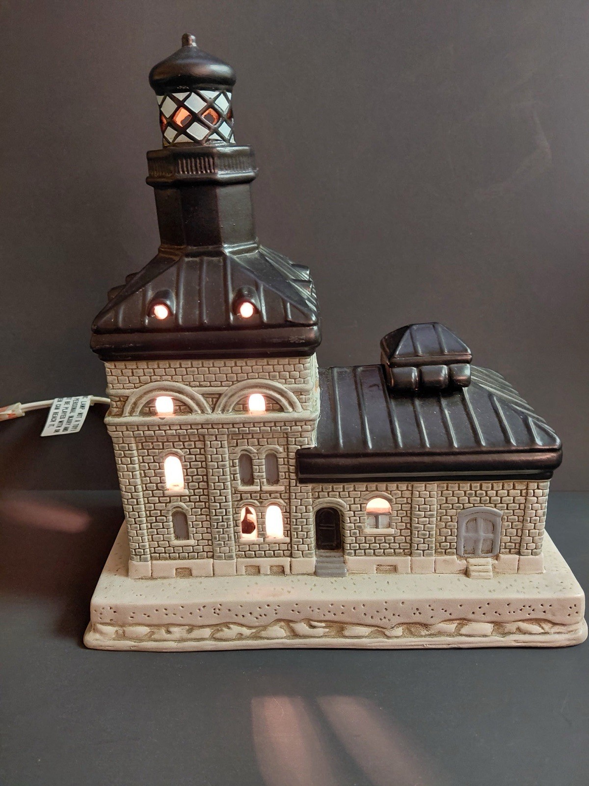 Lefton's Historic American Lighthouse Toledo Harbor CCM 12289 1994