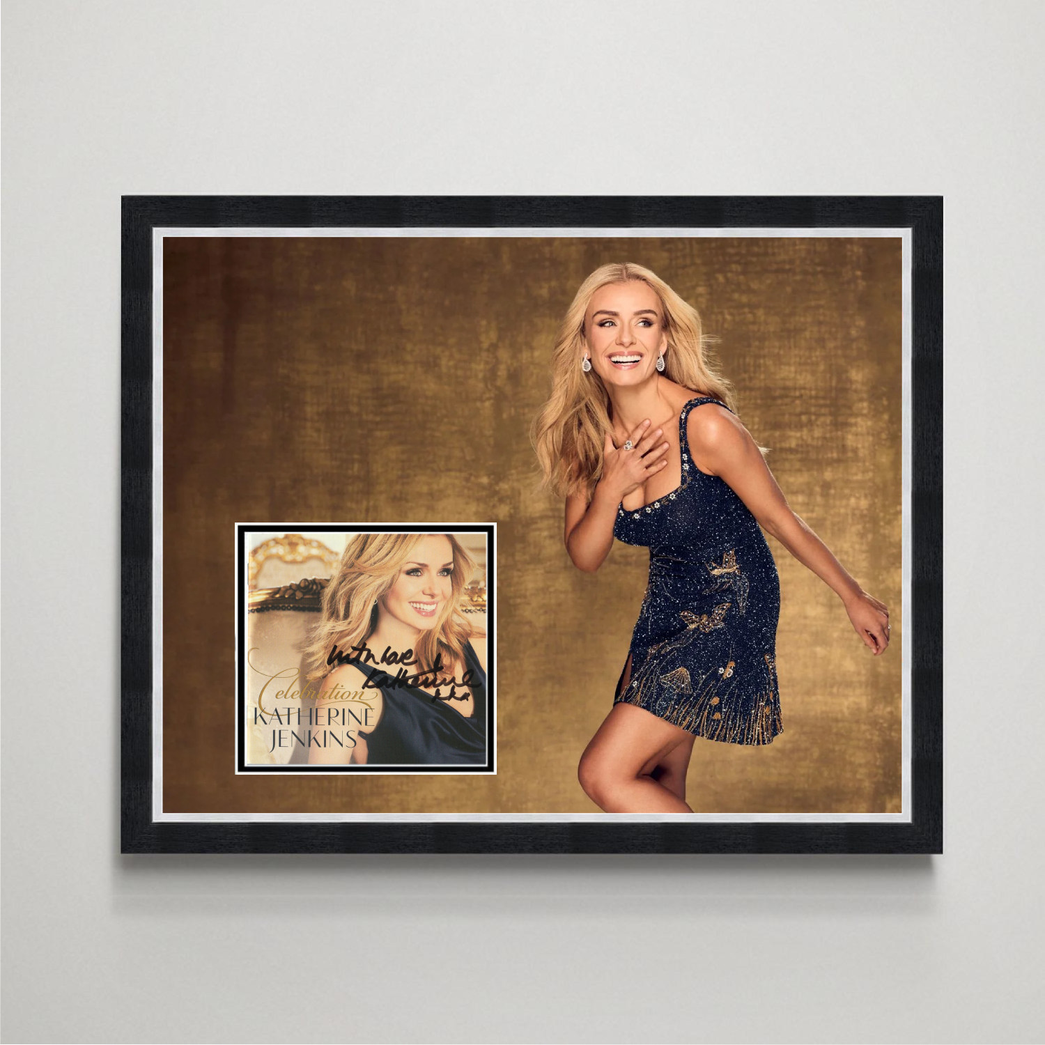 Katherine Jenkins - British Classical Singer Signed Authentic Autograph Framed