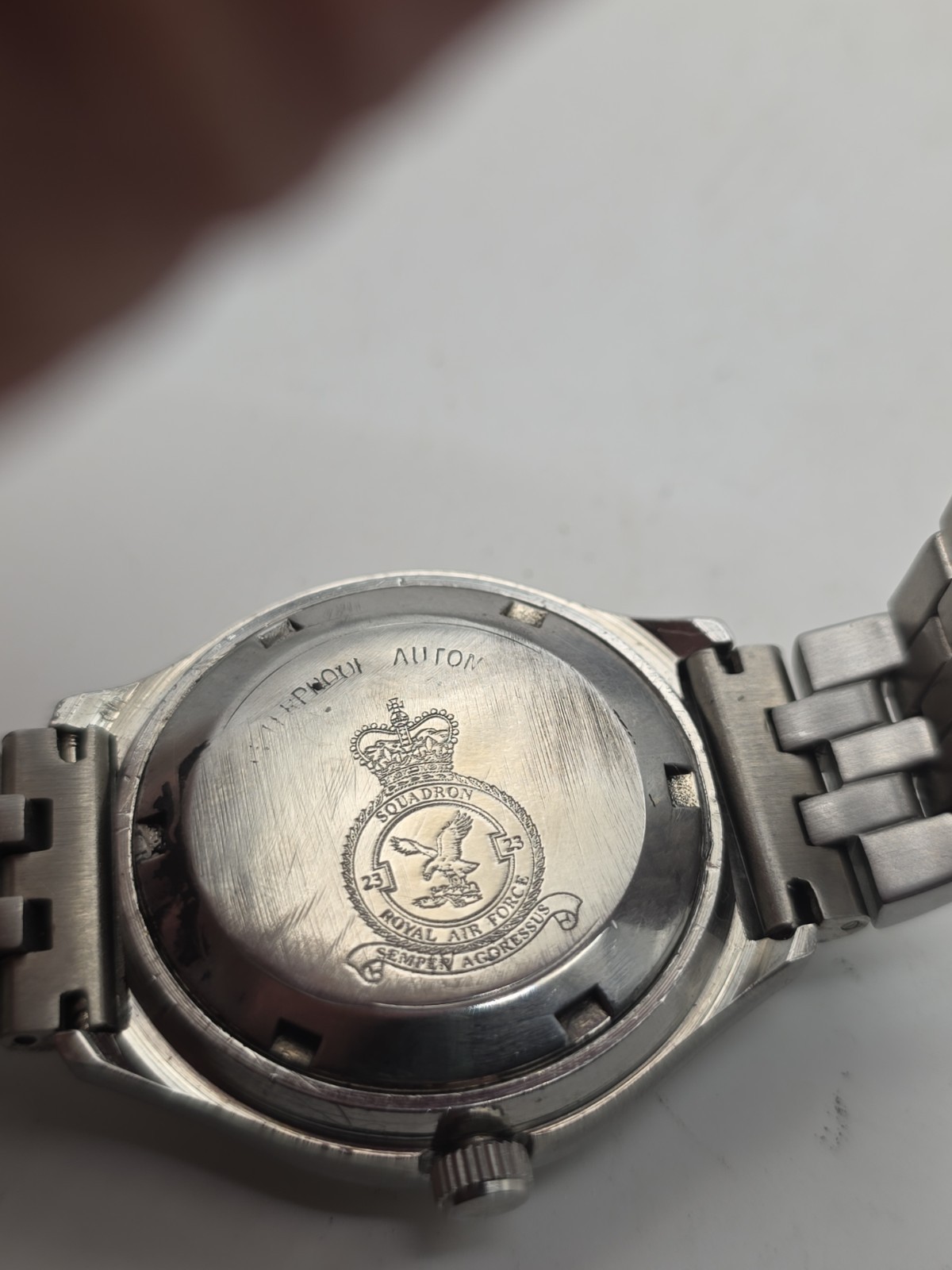 No. 23 Squadron British RAF Vintage Jaeger-LeCoultre club automatic watch