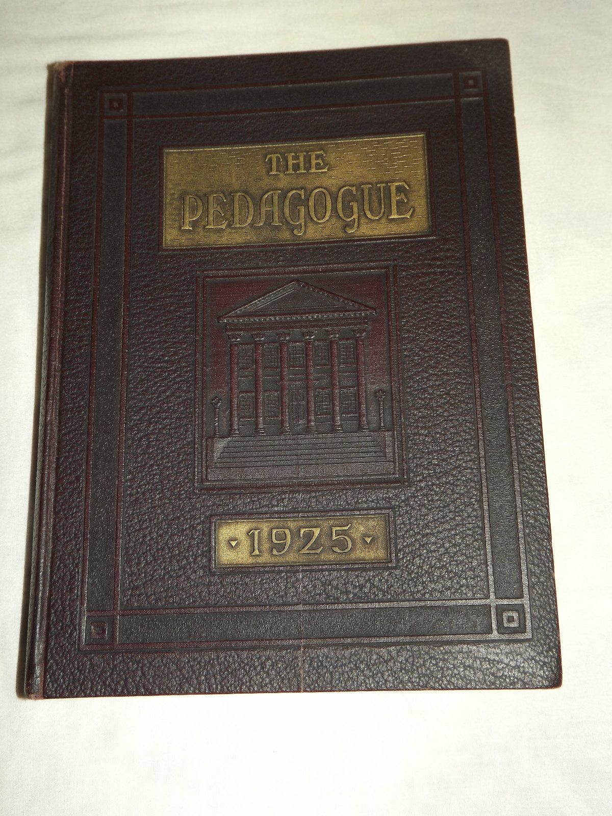 VINTAGE 1925 STATE UNIVERSITY OF ALBANY NEW YORK SUNY SIGNED  ALUMNI YEARBOOK