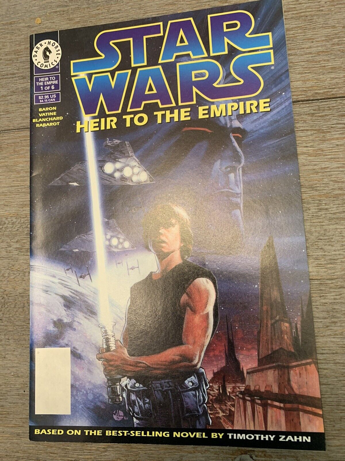 Star Wars Heir to the Empire #1 SUPER RARE BLANK UPC ERROR