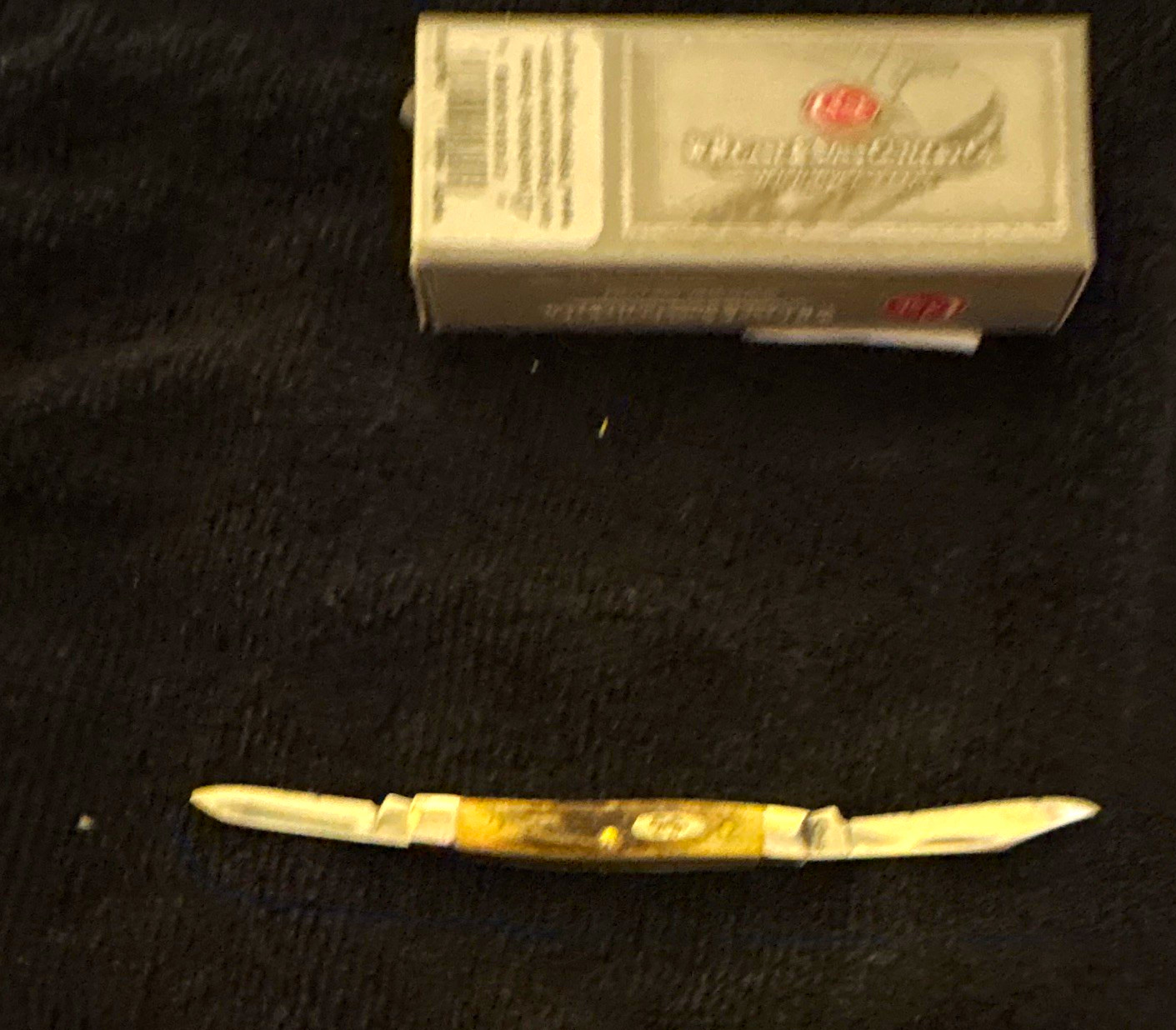Case XX Vintage  Stag 00088 Small Pen Pocketknife 2-Blade SS Stag Handle