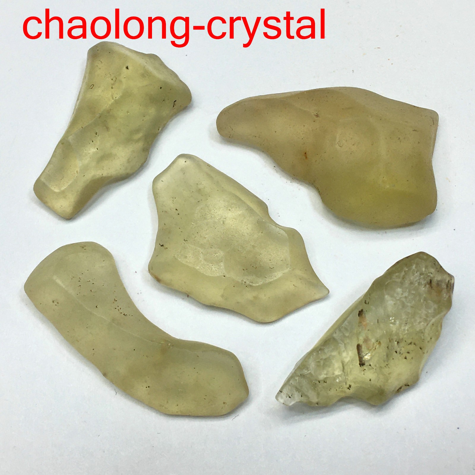 200Ct 10PCS Natural Libyan Desert Glassy Tektite Impact Specimen Gold Meteorite