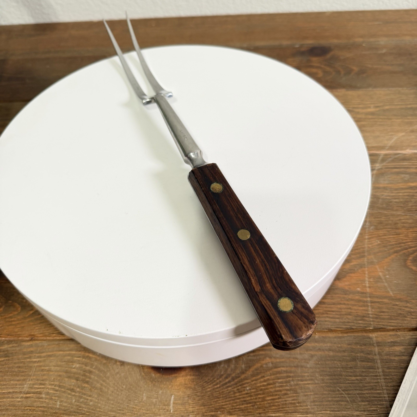 Vintage Lamson Chefs Carving Meat Fork 13\