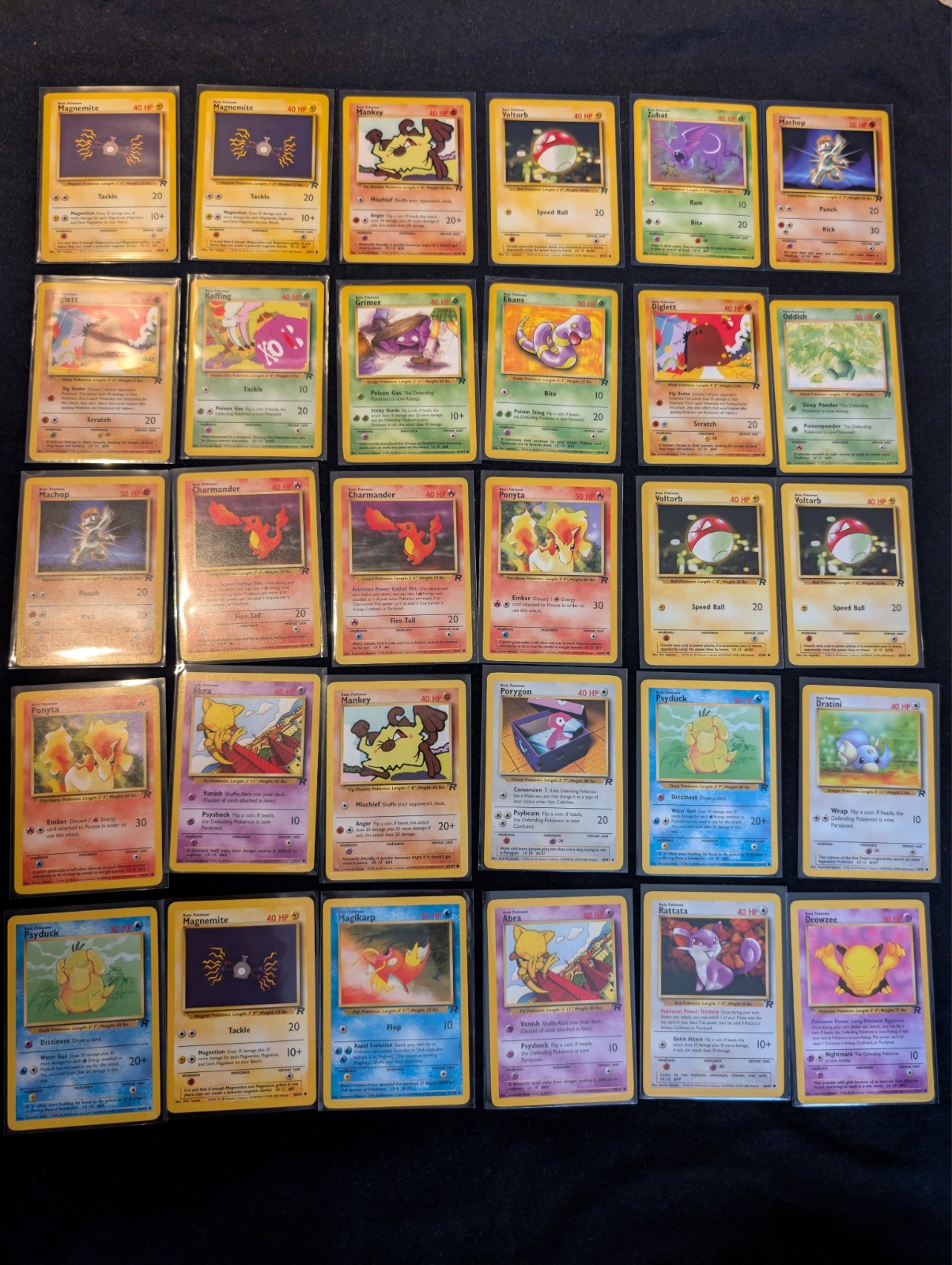 Pokémon Team Rocket Common Uncommon Lot x52 Charmander Squirtle Porygon Dratini Pokémon Team Rocket Common Uncommon Lot x52 Charmander Squirtle Porygon Dratini