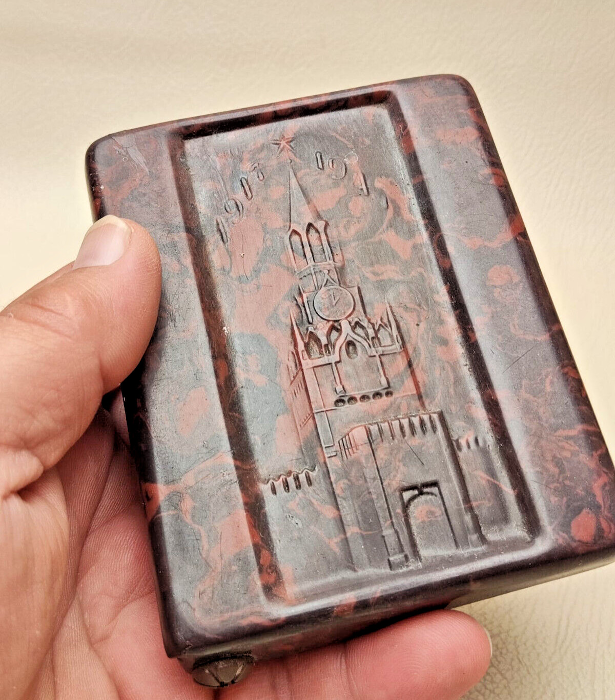 Rare vintage celluloid cigarette case \