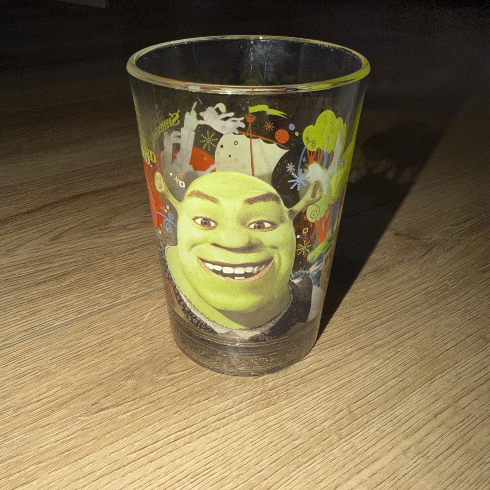 McDonald\'s Shrek the Third 2010 Collectible Glass Dreamworks - Shrek & Donkey