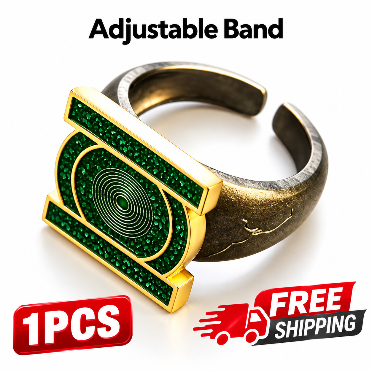 Green Lantern Glow In The Dark Ring (Lanterns) - size 9, 10, 11, 12 Green Lantern Glow In The Dark Ring (Lanterns) - size 9, 10, 11, 12