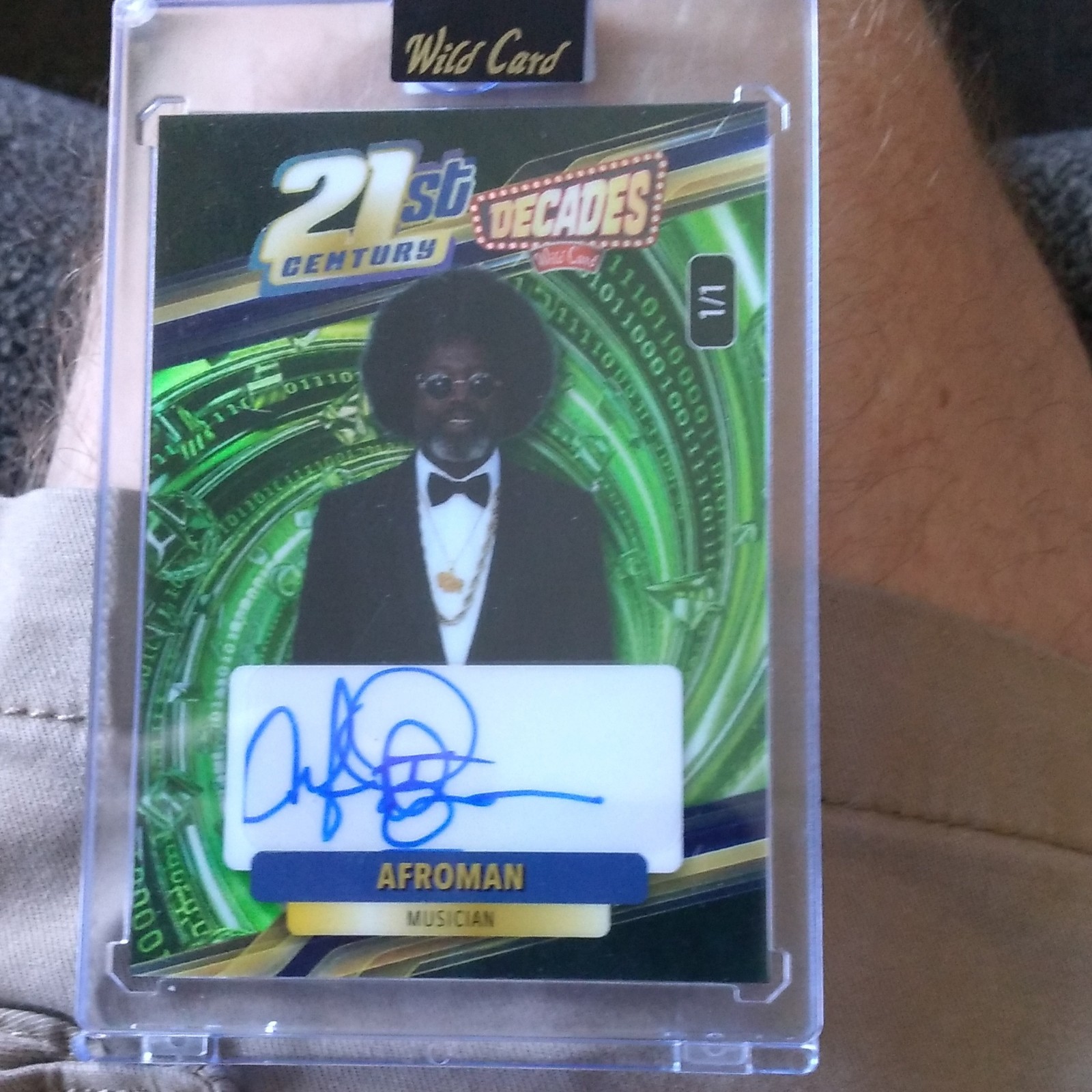 Wild Card 21st Century Decades: Afroman #2D2GR6-AFA Auto 1/1 2026